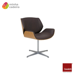 Poltrona Spot Concha Em Madeira 36060