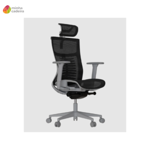 Cadeira Ergonômica Elements Vertta Special Preto & Cinza