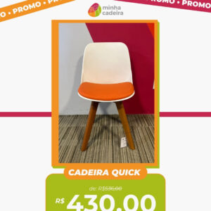 Cadeira Quick Pé de Madeira